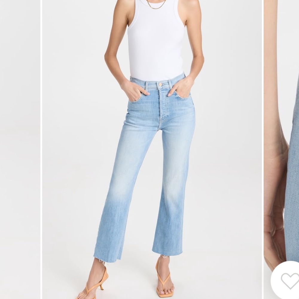 MOTHER The Tripper Ankle fray NWOT